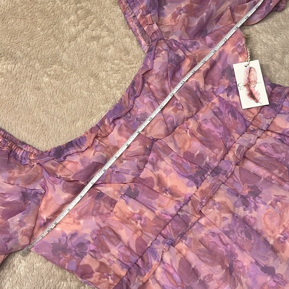 JESSICA SIMPSON Layla Lilac Dress - Picture 11 of 13